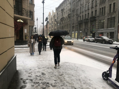Петербург накроет снежная буря через несколько часов