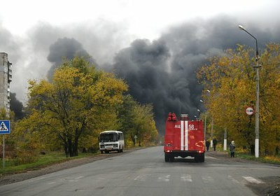 На объекте ТЭК в Смоленской области произошел пожар после атаки ВСУ